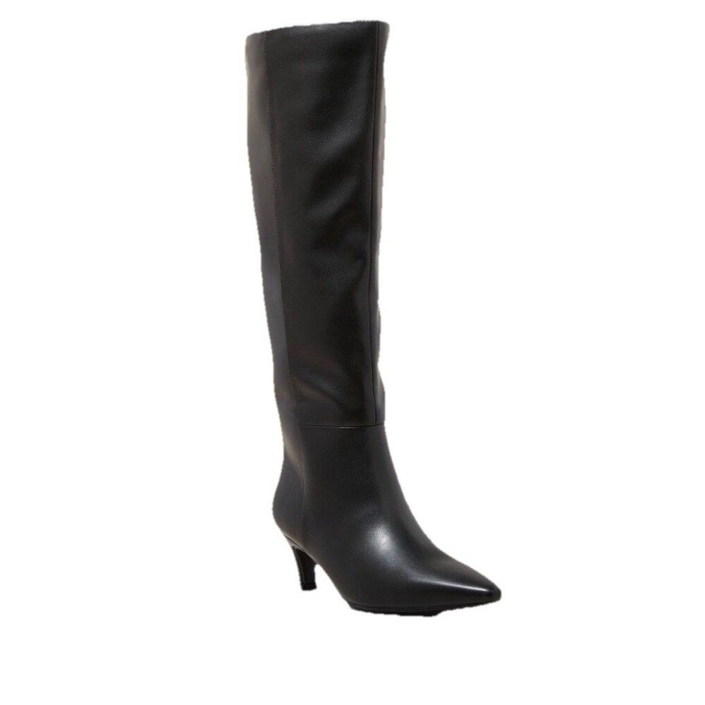Universal Thread Kendra Tall Dress Boots Memory Foam Black size 5.5 New